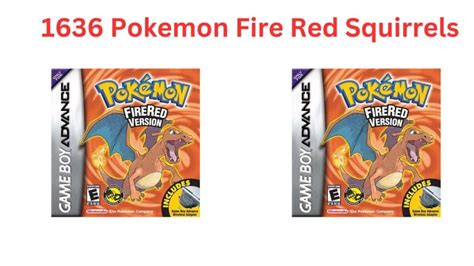 Download 1636 Pokemon Fire Red (u) Squirrels ROM